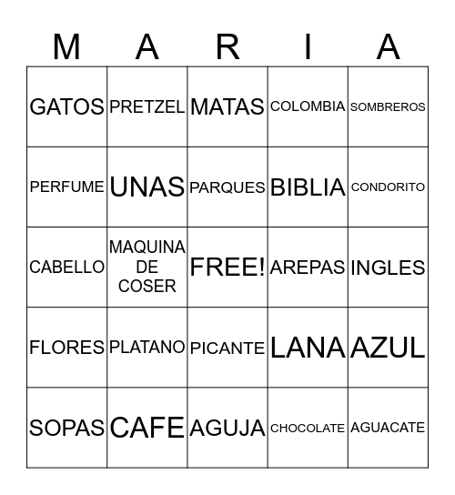 HAPPY BIRTHDAY Bingo Card