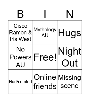 DCTVGen Bingo Card