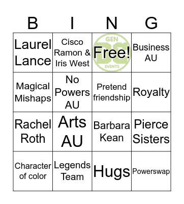 DCTVGen Bingo Card