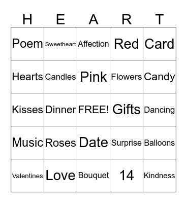 BANQUET BINGO Card