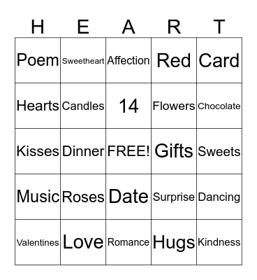 BANQUET BINGO Card