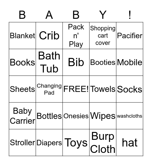 Bingo! Bingo Card