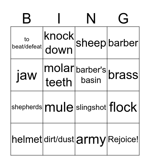 Don Quijote:  Caps. 13 y 14  Bingo Card