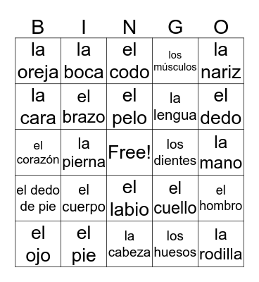 LOTERIA Bingo Card