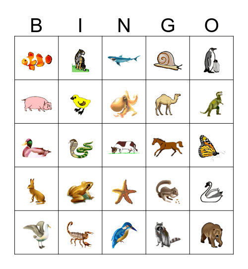 Vocabulary Challenge - A to Y Bingo Card