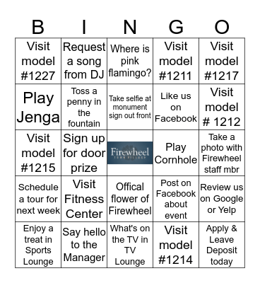 BEACH BLANKET BINGO Card