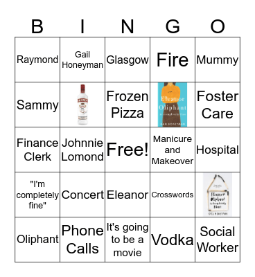 Eleanor Oliphant is Completely Fine Bingo Card