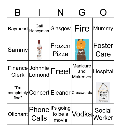 Eleanor Oliphant is Completely Fine Bingo Card