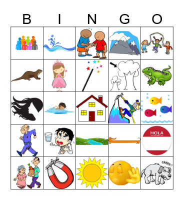 La chica que brilla Bingo Card