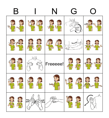 ASL BINGO Card