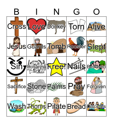 Easter! Bingo Card