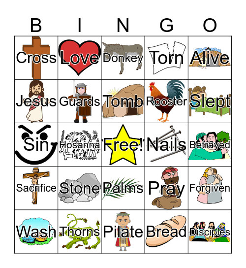 Easter! Bingo Card