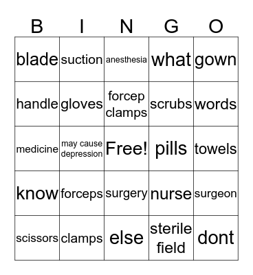 Eve and Jessah Bingo Card