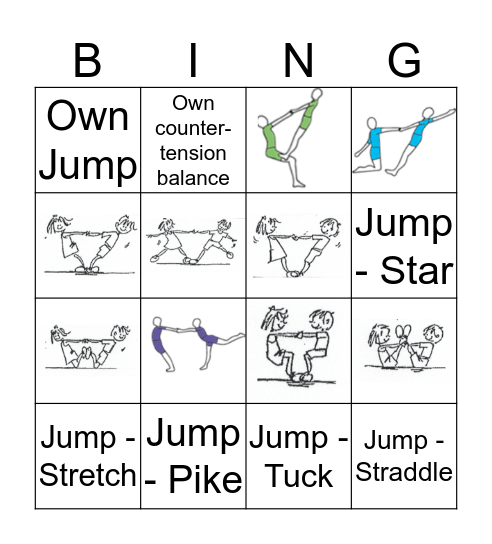 Gym Bing Bingo Card