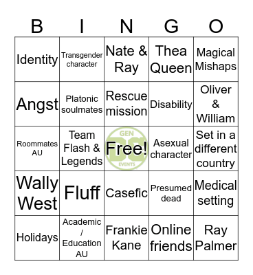 DCTVGen Bingocards Bingo Card