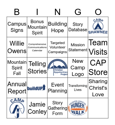 CAP Communications Bingo Card