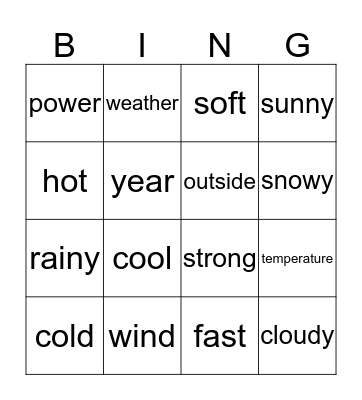 GR1 Unit6 Parts1&2 REACH Bingo Card