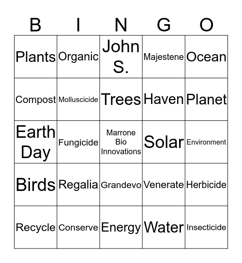 HAPPY BIRTHDAY!!!    HAPPY EARTH DAY!!! Bingo Card