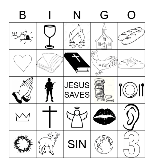 RESURRECTION BINGO Card