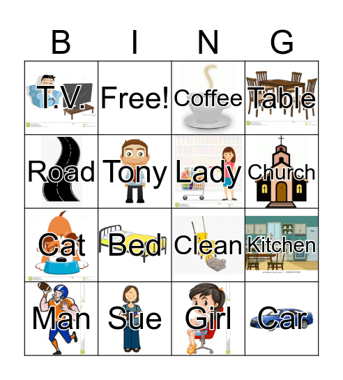 Wh- BINGO Card