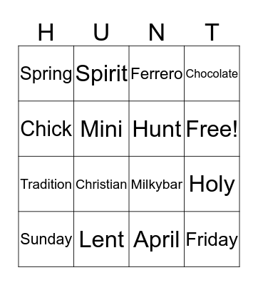 SMEaster Bingo (Tech & SelfCare) Bingo Card