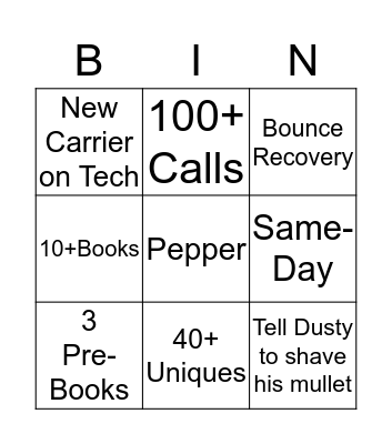 I LOVE FREIGHT Bingo Card