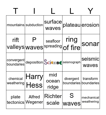Tillack is the BEST Bingo Card