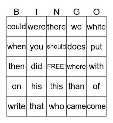 space center bingo! Bingo Card