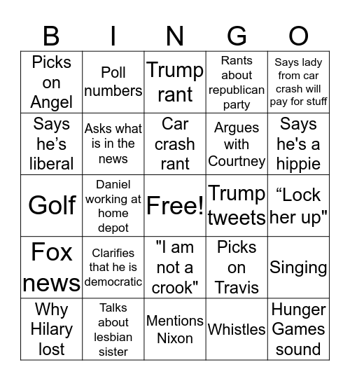 howell habits Bingo Card