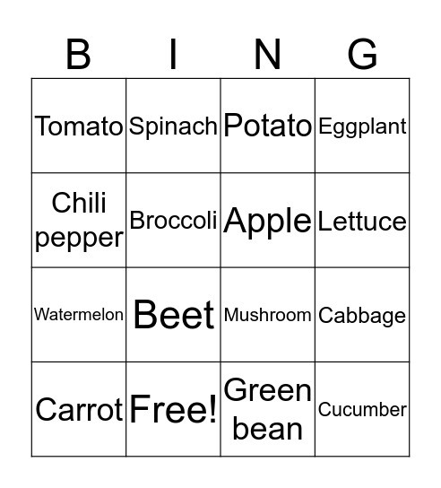 Bingobaker.com Bingo Card