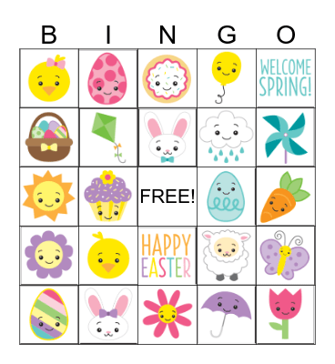Easter BINGO! Bingo Card