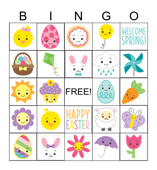 Easter BINGO! Bingo Card