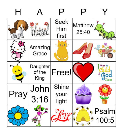 Spring Banquet Bingo Card