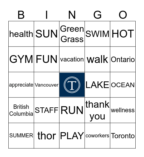 THOR BINGO Card