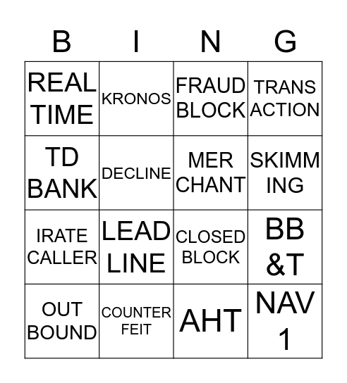 FIS BINGO  Bingo Card