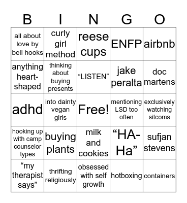 izzy bingo  Bingo Card