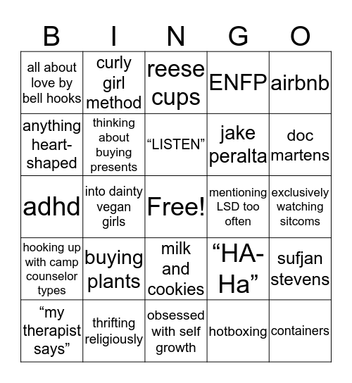 izzy bingo  Bingo Card