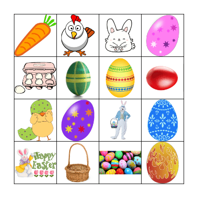 EASTER BINGO Card