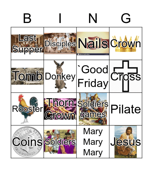 Easter Bingo Card