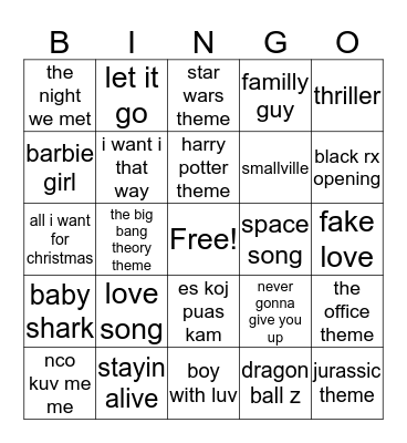 Easter Bingo Fun Bingo Card