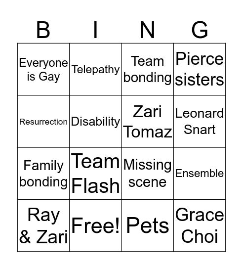 DCTVGen Bingocards Bingo Card