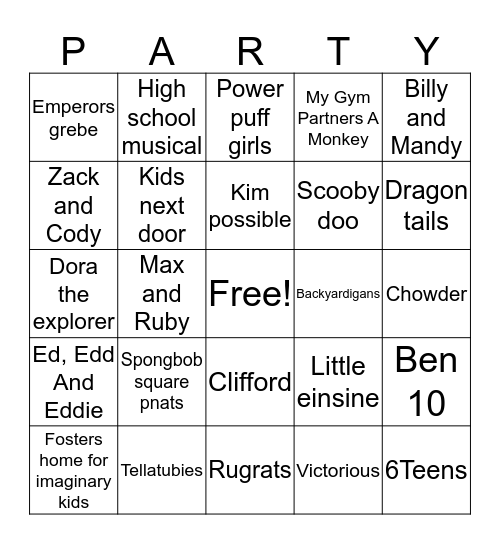 BIRTHDAY BINGO Card