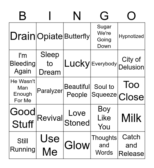 Random Song Generator Random Song Bingo 1 Take off net at