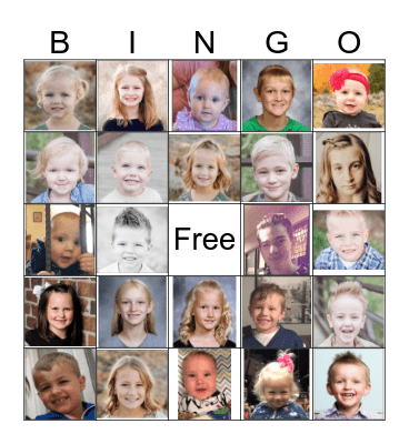 Allred Family Reunion 2019 Bingo Card