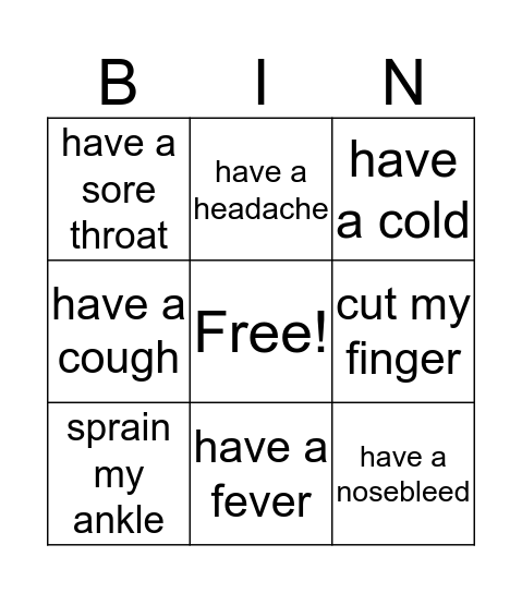 What is wrong with you? Bingo Card