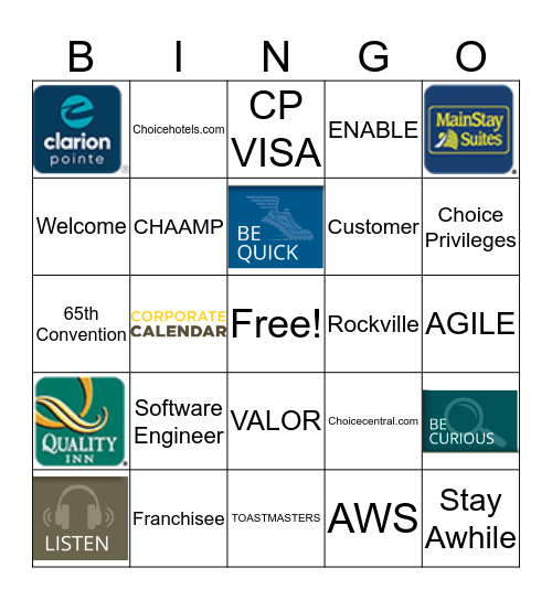 Choice BYCTWD BINGO Card