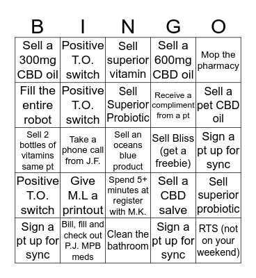 TECH BINGO Card