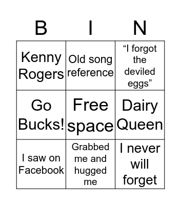 Easter Bingo Card