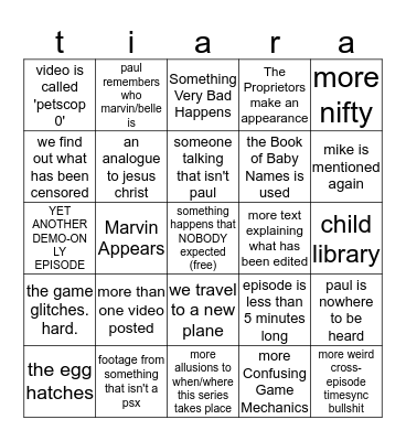 PETSCOP EASTER BINGO Card