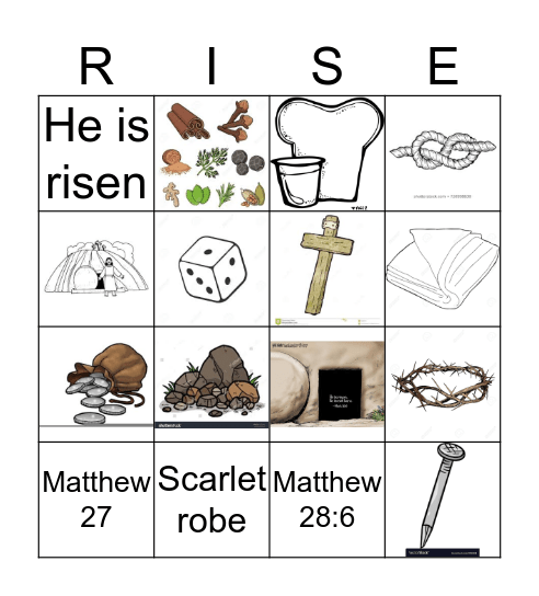 He is Risen Bingo Card